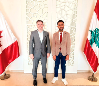 CACMR President Meets Canada’s Ambassador to Lebanon and Ambassador-designate to Syria in Beirut