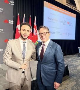 President Abdullatif Al-Shaikh Represents Canada Arab Congress at Ontario Economic Report Launch, Engages with Federal and Provincial Leaders